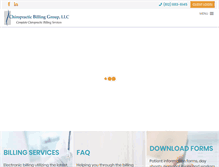 Tablet Screenshot of chiropracticbillingservices.com